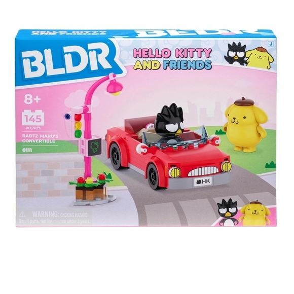 Hello Kitty Other - Hello Kitty Badtz-Maru Red Car Building Set